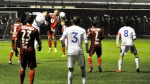 Tore Reginiussen i duell mot FCK i treningskamp