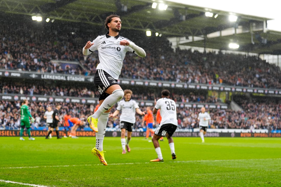 Amin Chiakha sendte Rosenborg foran allerede etter tre minutter.