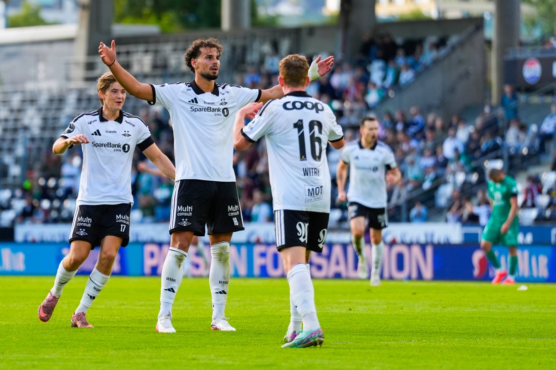 Amin Chiakha scoret to mål mot HamKam sist. Foto: Ole Martin Wold / NTB