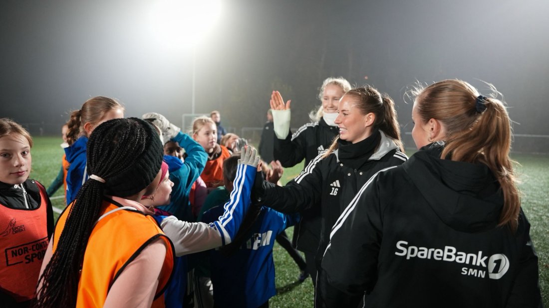 Rosenborg-spillere på trening