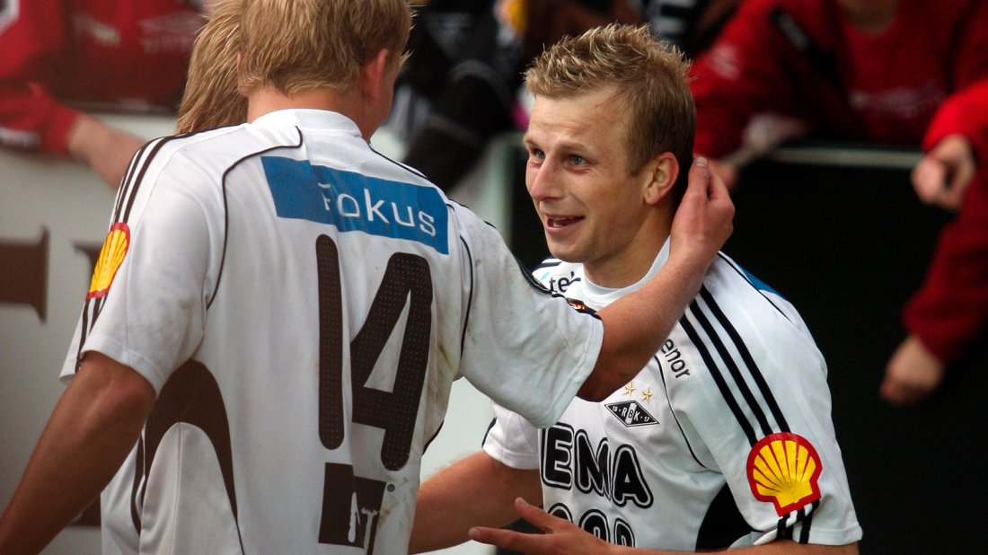 Steffen Iversen og Marek Sapara mot Viking i 2008