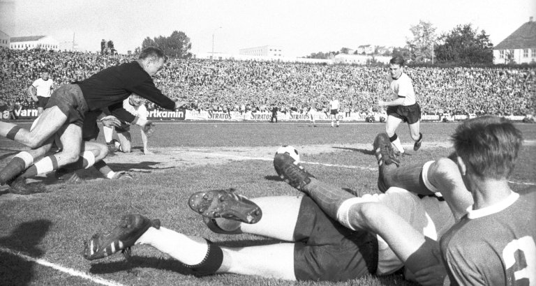 Fra kampen RBK-Brann 1968