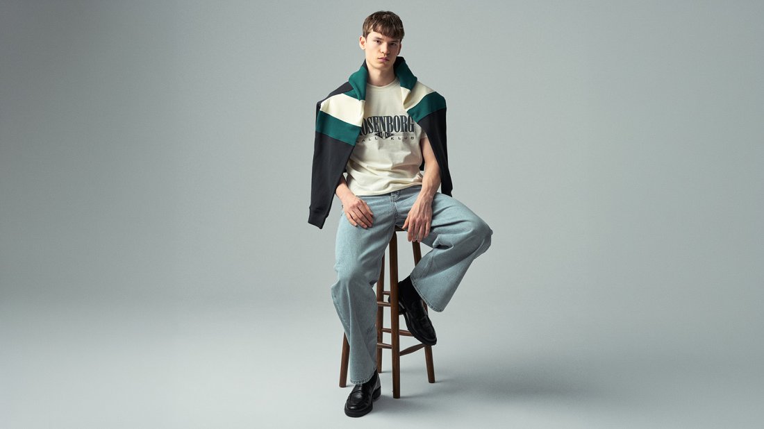 Rosenborg Heritage Crewneck og T-skjorte Krem