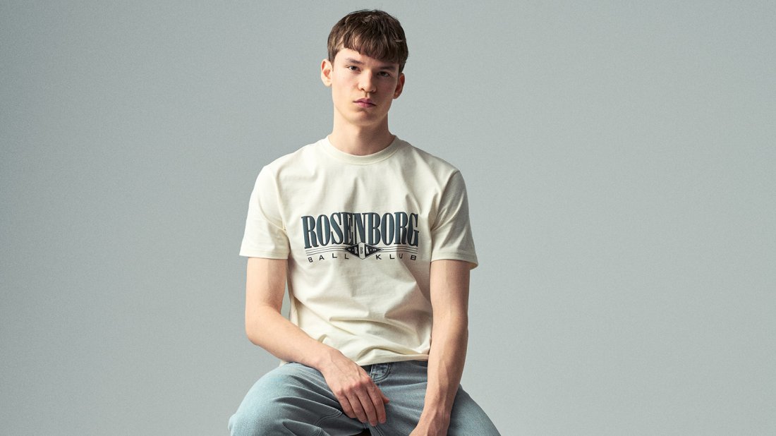Rosenborg Heritage T-skjorte Krem