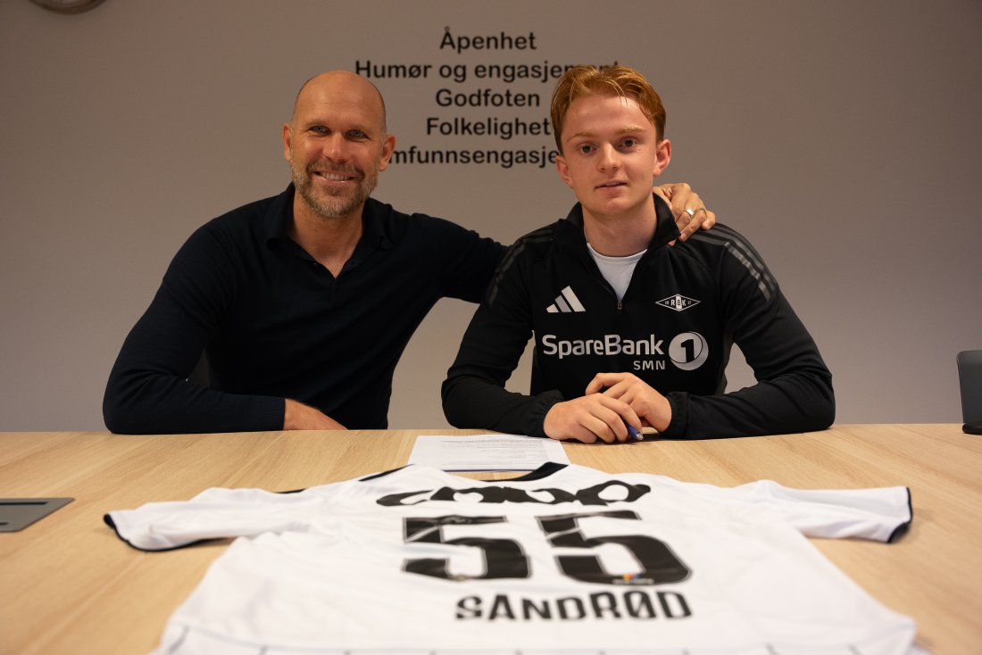 Elias Sandrød har skrevet under på en fireårskontrakt med Rosenborg.