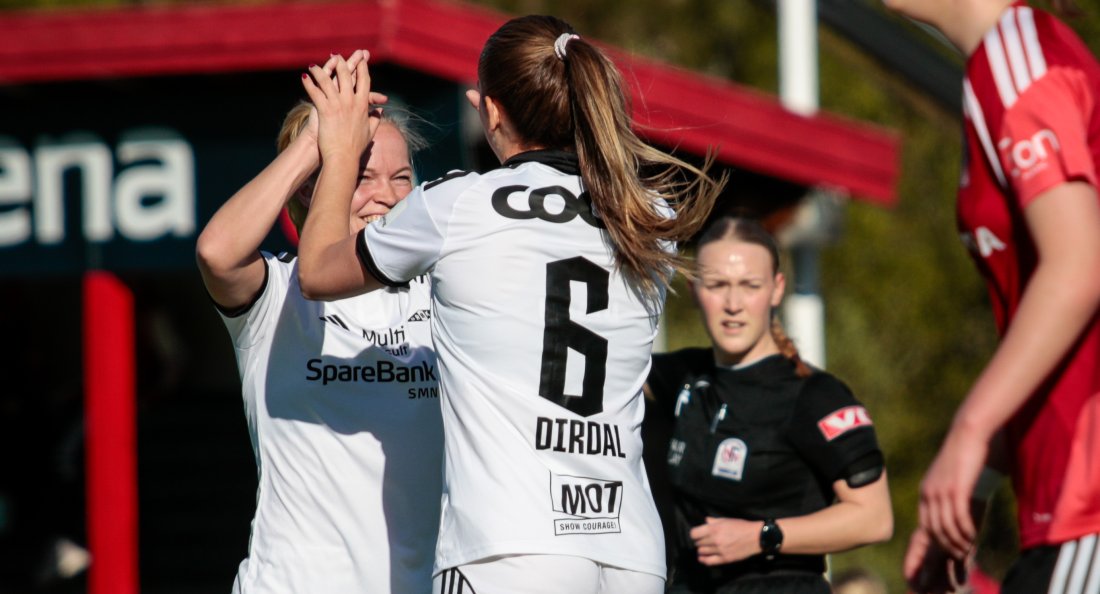 Irene Dirdal banker inn 0–3 få minutter etter.